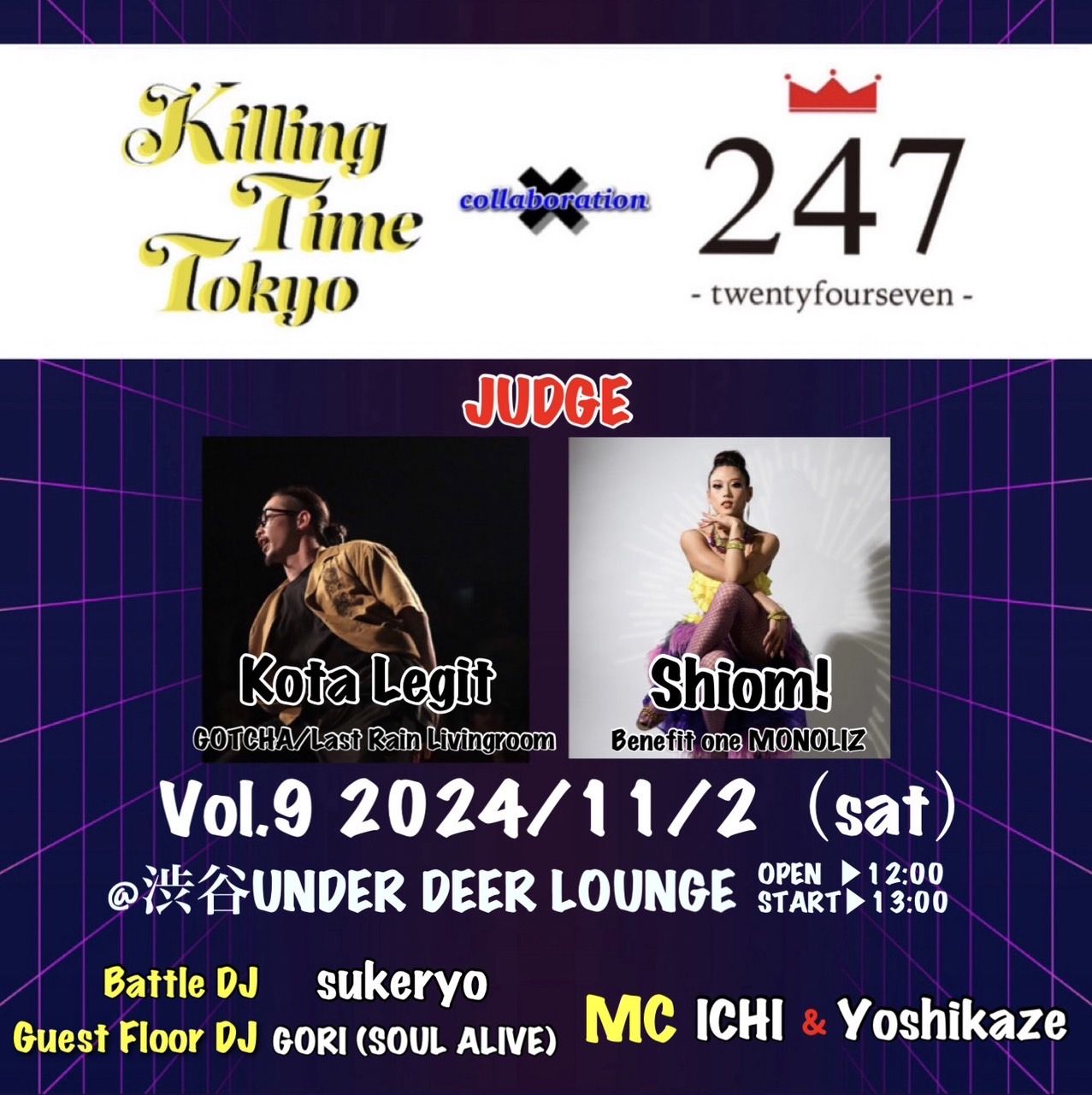 Killing Time Tokyo × 247 vol.9