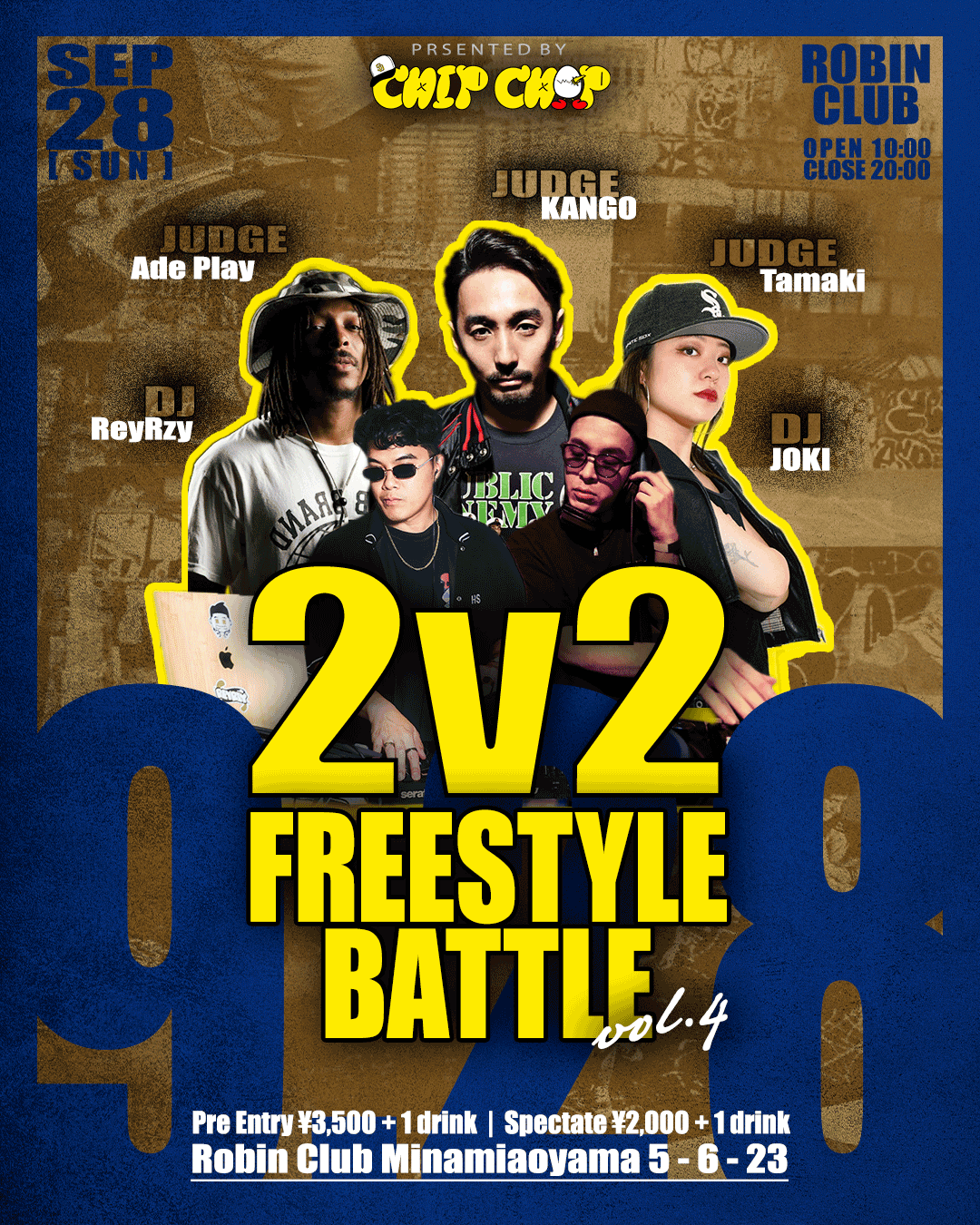 CHIP CHOP 2V2 FREESTYLE BATTLE vol.4