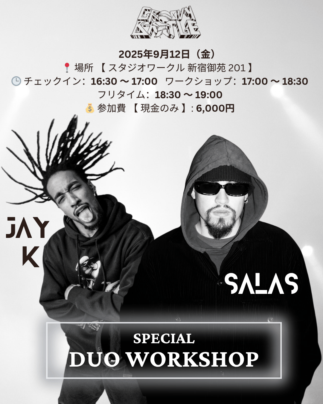 JAY K & SALAS SPECIAL DUO WORKSHOP